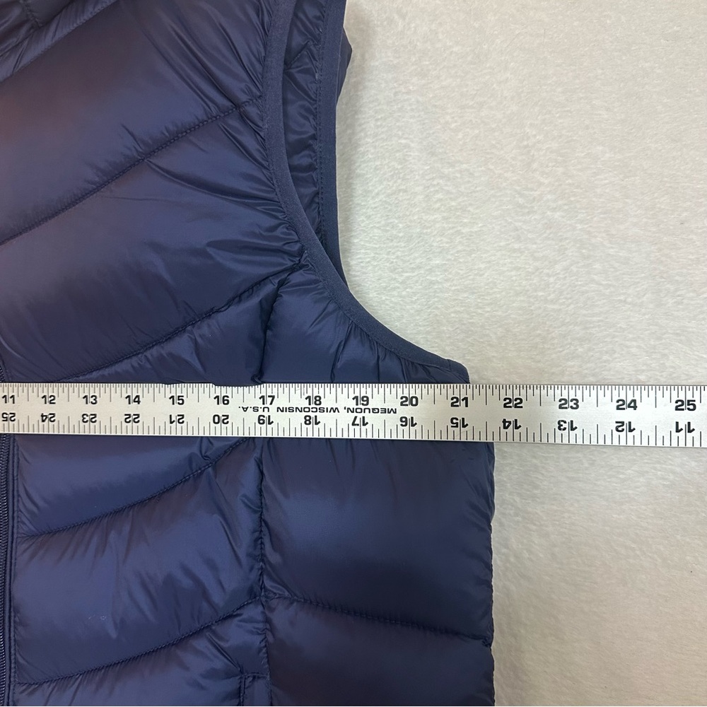 Charter Club puffer vest with hoodie marine blue - Picture 13 of 14